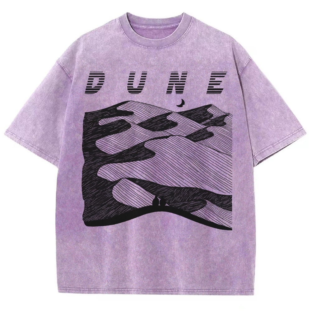 Abstract Desert Planet Washed T-Shirt 