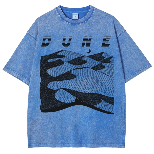 Abstract Desert Planet Washed T-Shirt 