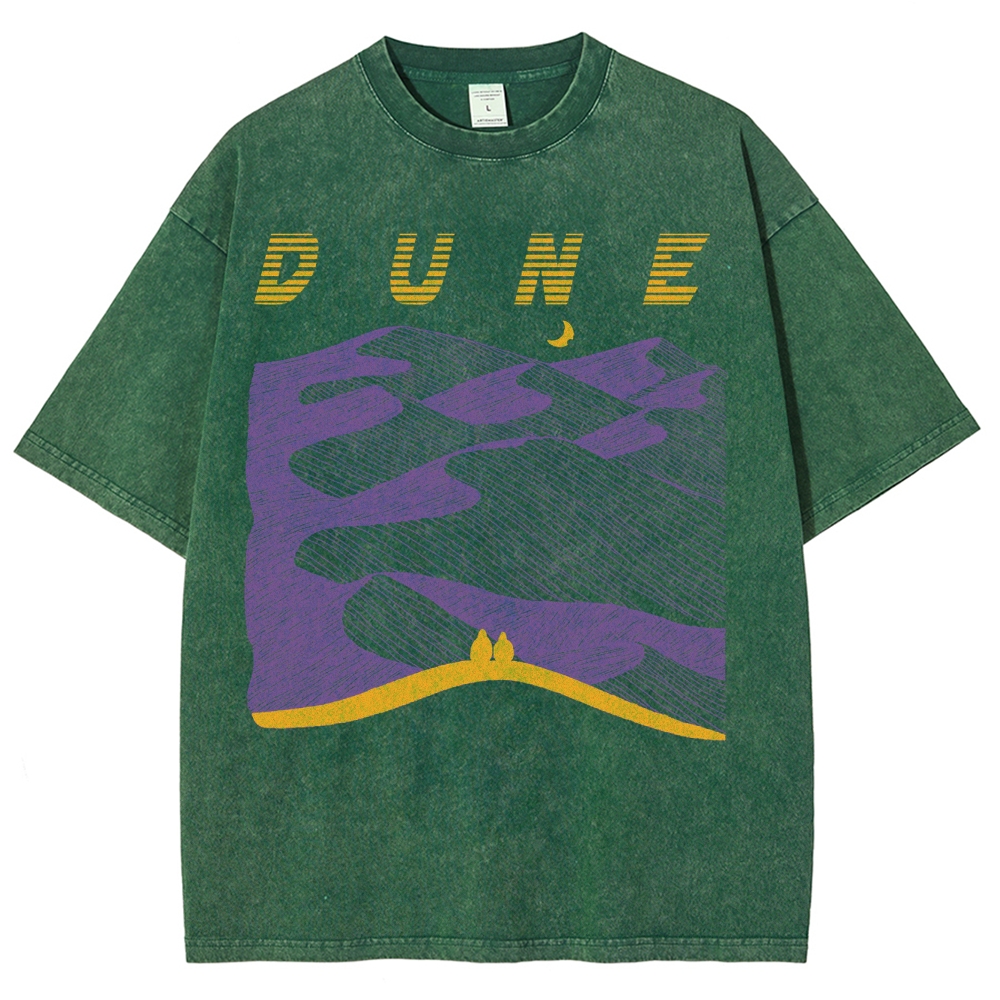 Abstract Desert Planet Washed T-Shirt 