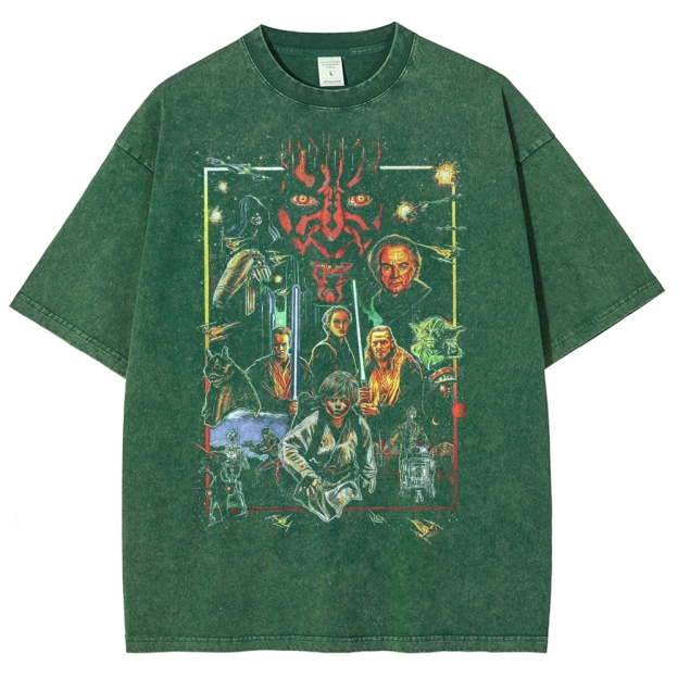 Vintage Sci-Fi Washed T-Shirt 