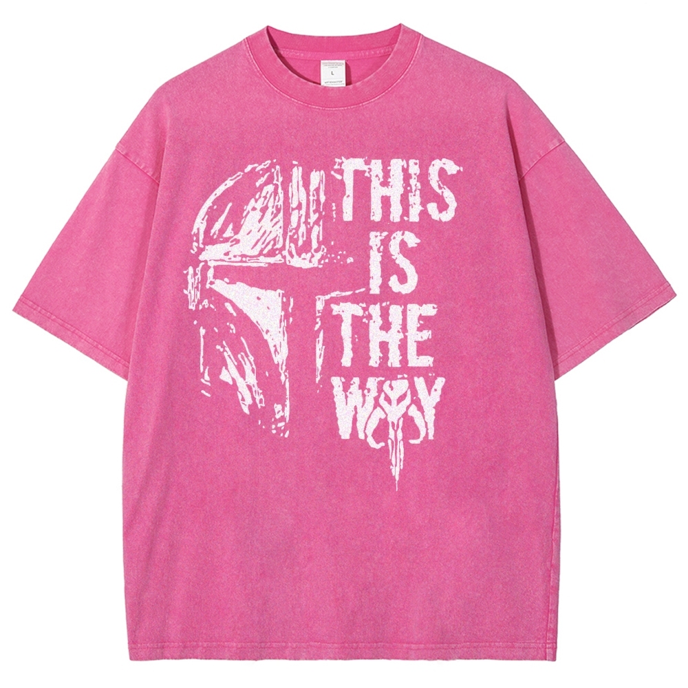 Sci-Fi Helmet & Code Washed T-Shirt 