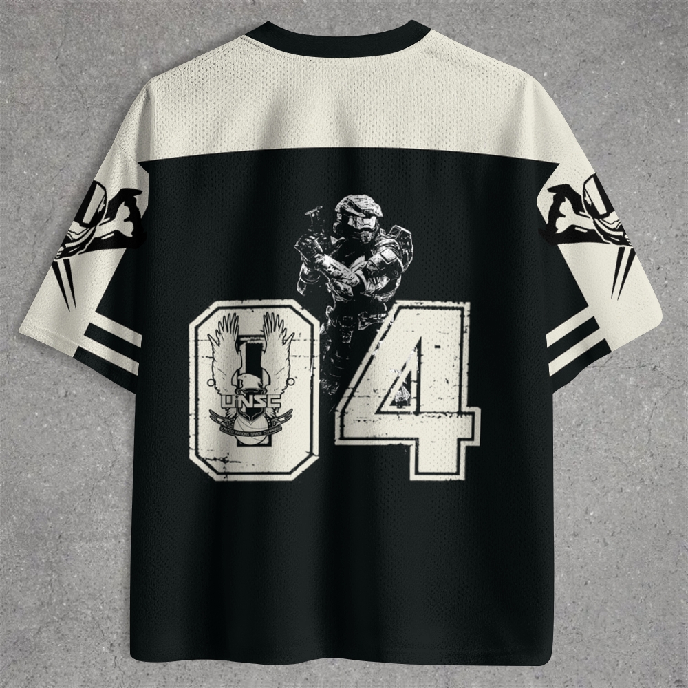 Epic Sci Fi Warrior In Battle Jersey Shirts 