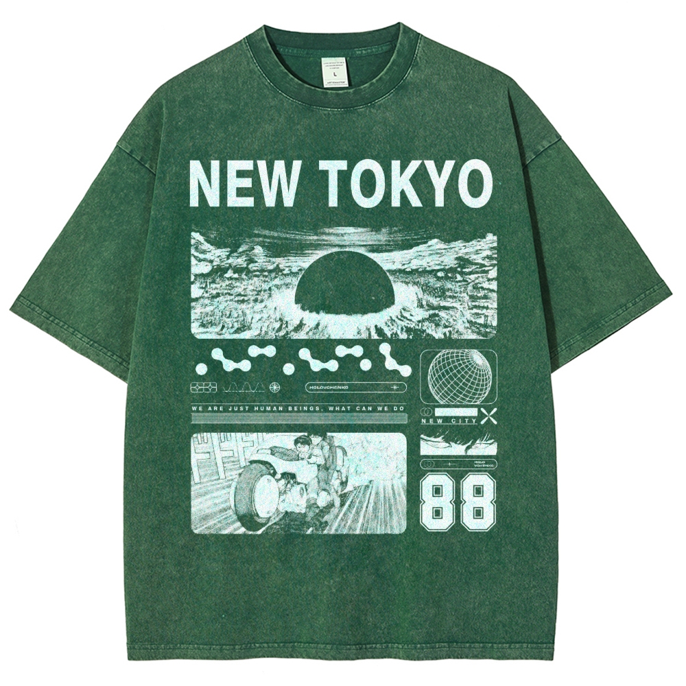 Out-of-Control Experiment: New Tokyo Washed T-Shirt 