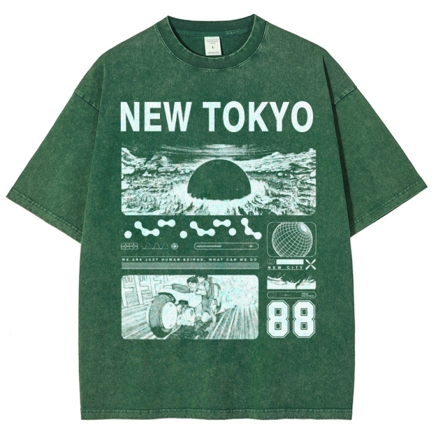 Out-of-Control Experiment: New Tokyo Washed T-Shirt 
