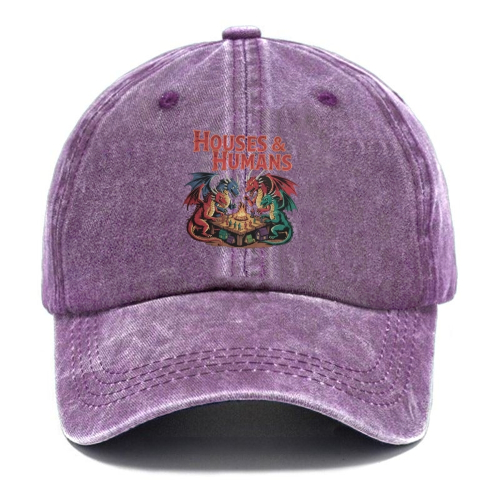 Houses Humans Casual Washed Cap 