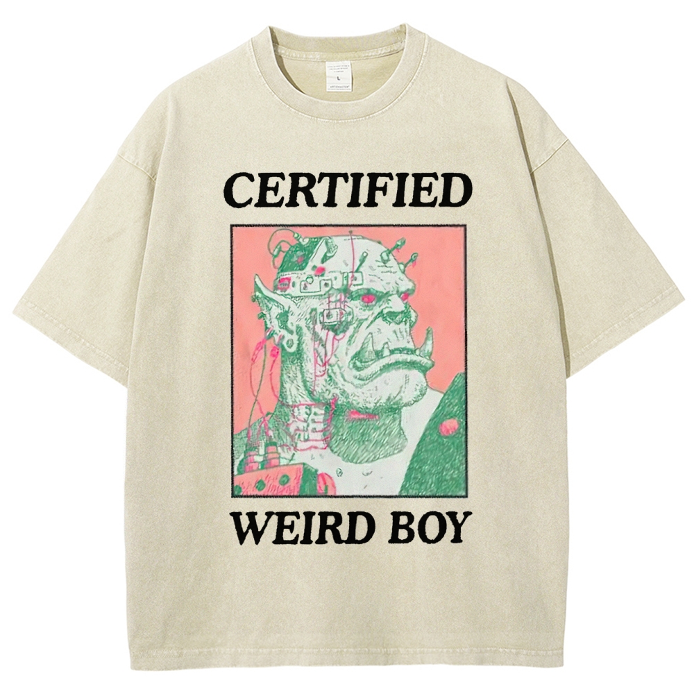 Certified Weird Orc Washed T-Shirt 