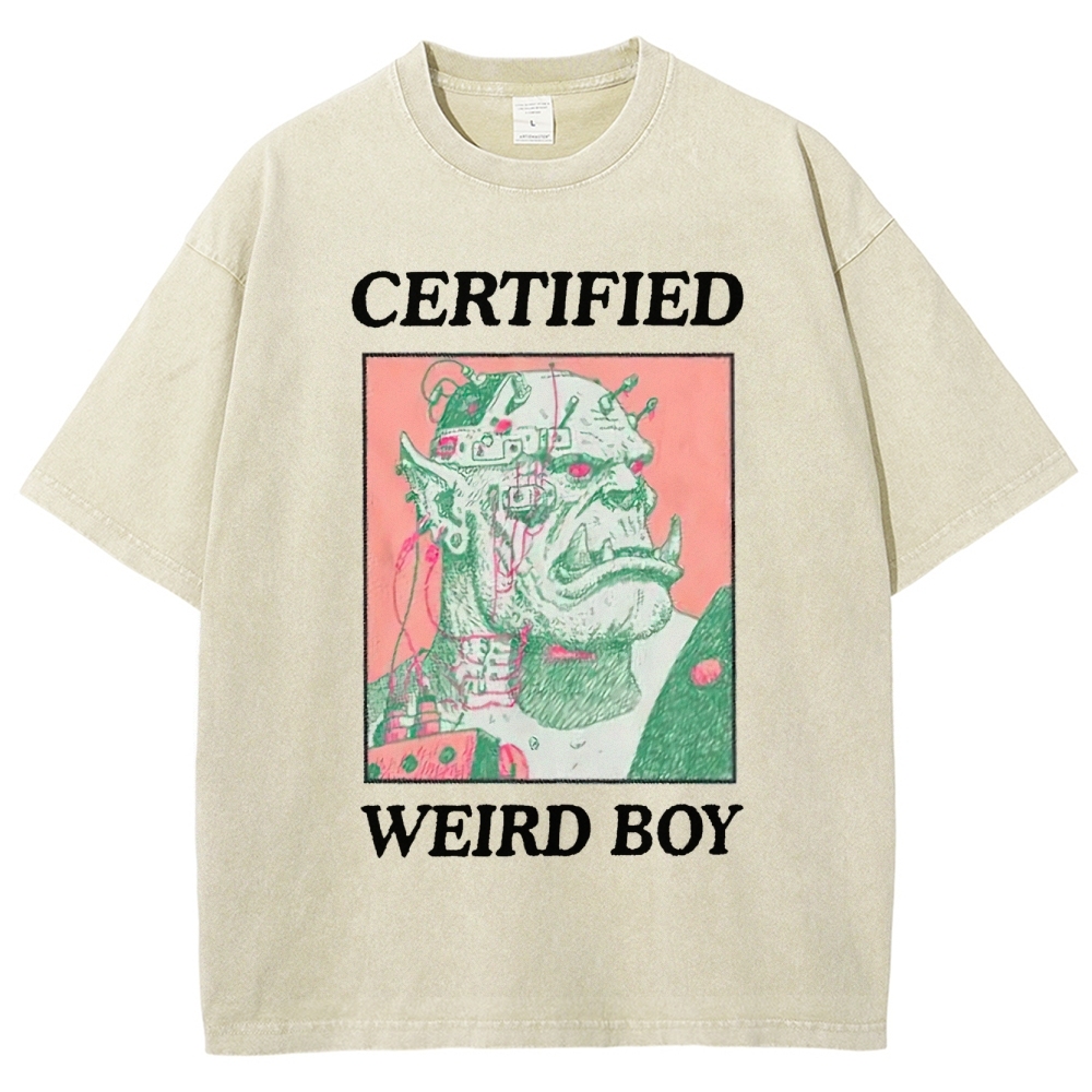 Certified Weird Orc Washed T-Shirt 