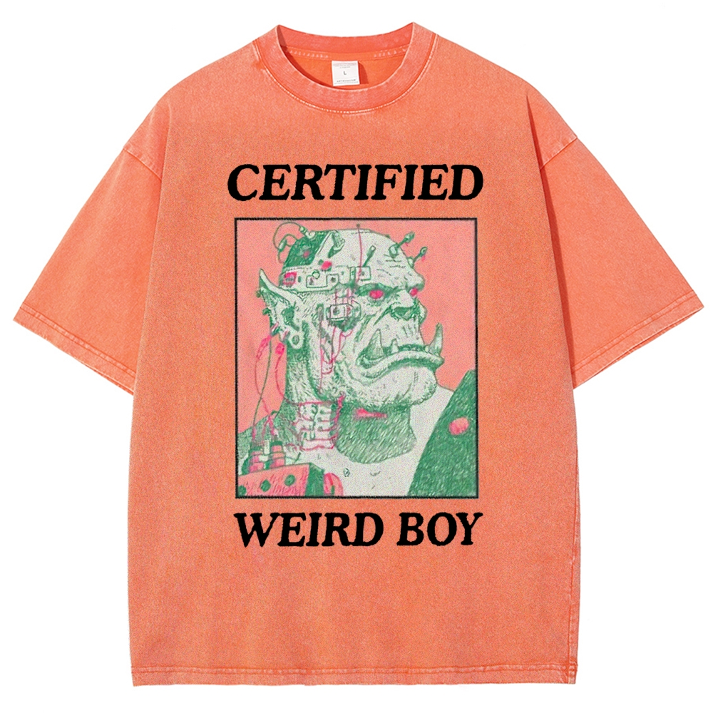 Certified Weird Orc Washed T-Shirt 
