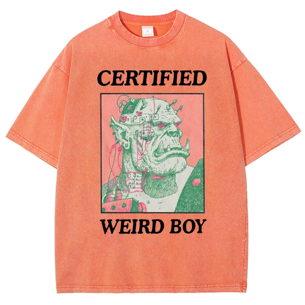 Certified Weird Orc Washed T-Shirt 