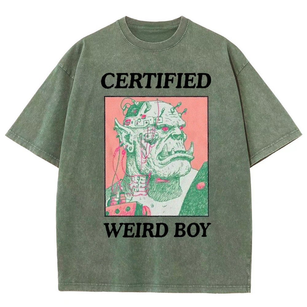 Certified Weird Orc Washed T-Shirt 