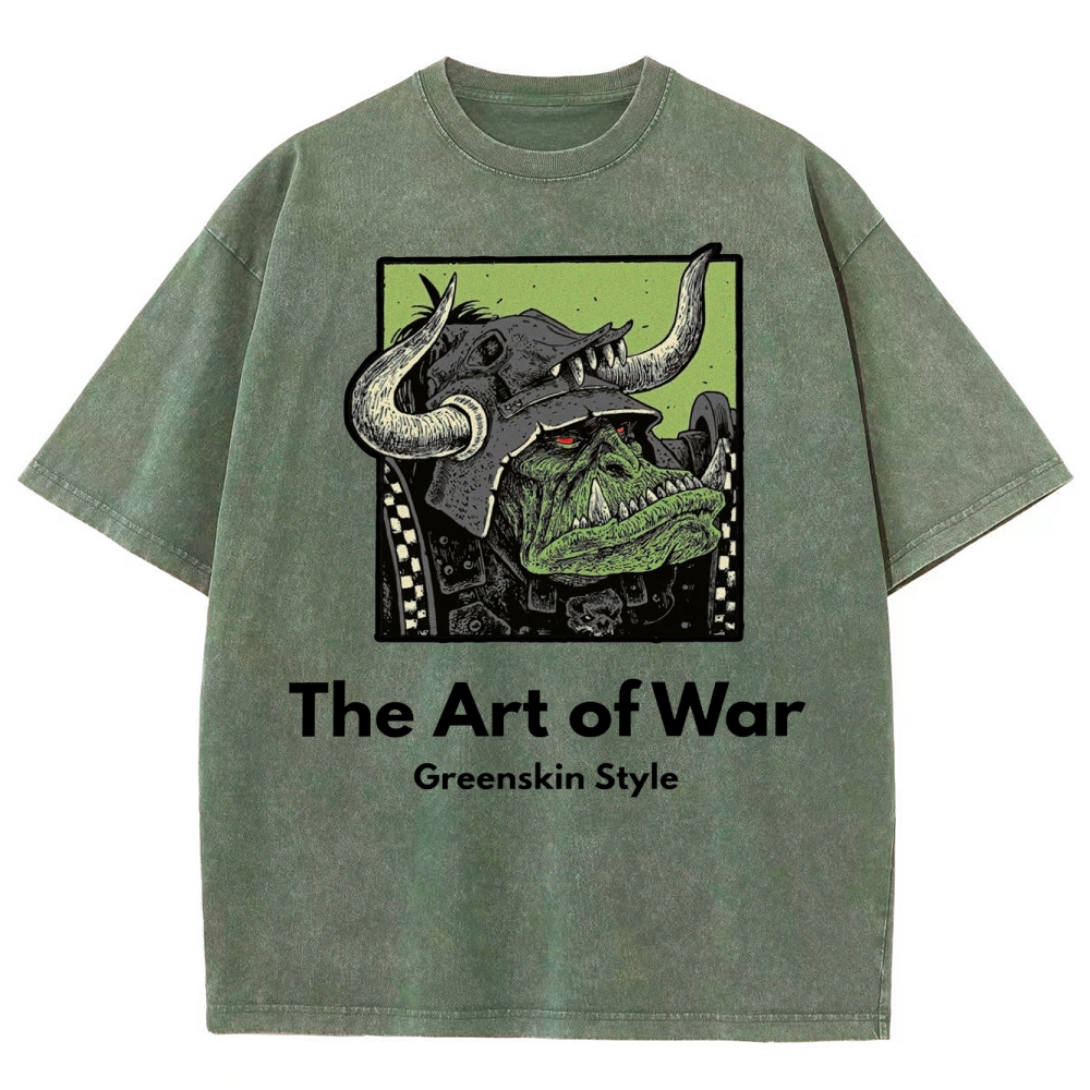 Fantasy Orcs Washed T-Shirt 