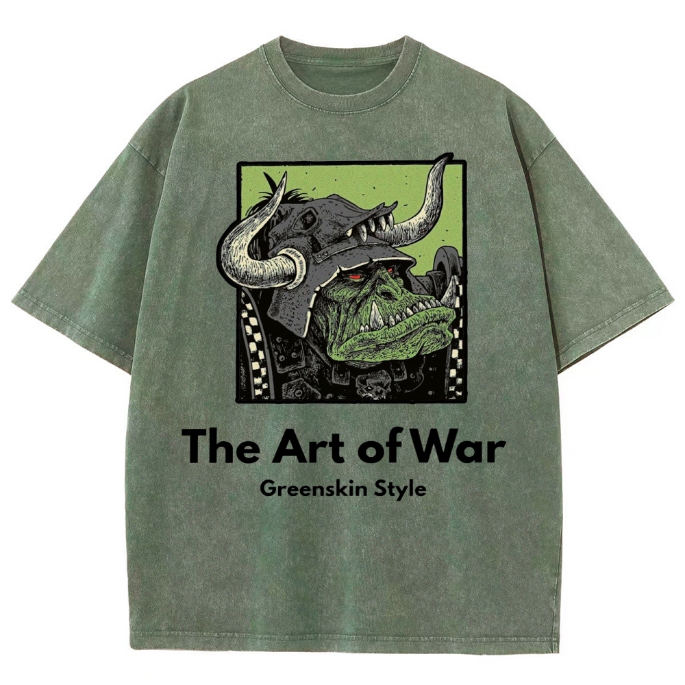 Fantasy Orcs Washed T-Shirt 