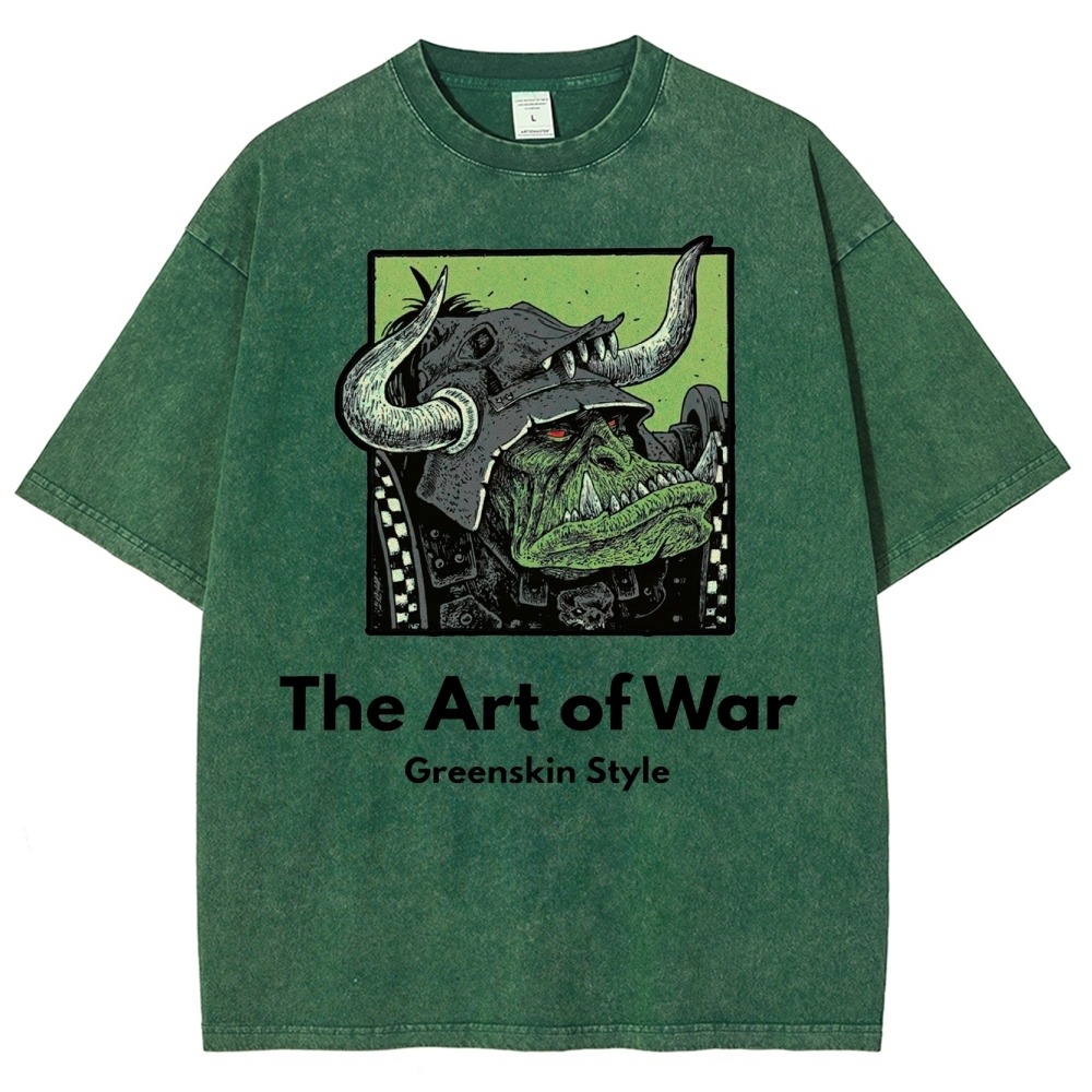 Fantasy Orcs Washed T-Shirt 