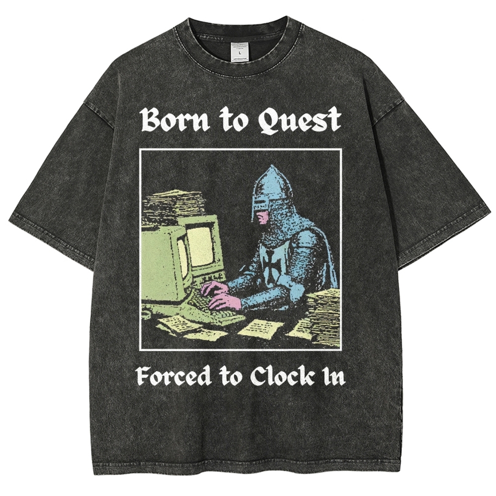 Born to Quest Washed T-Shirt 