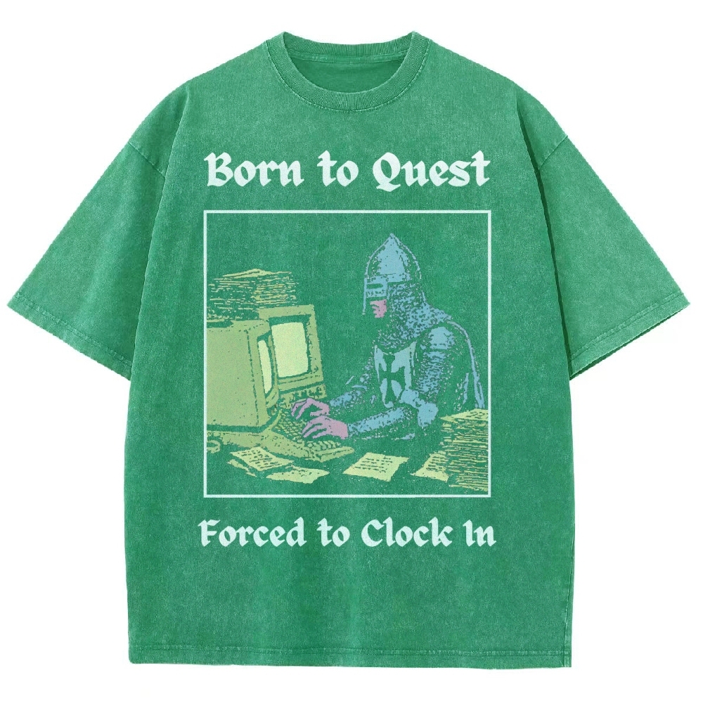Born to Quest Washed T-Shirt 