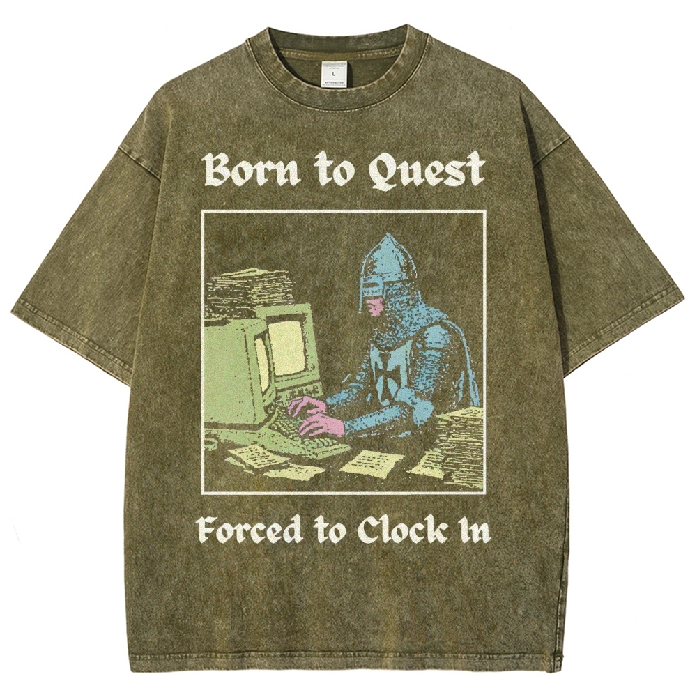 Born to Quest Washed T-Shirt 