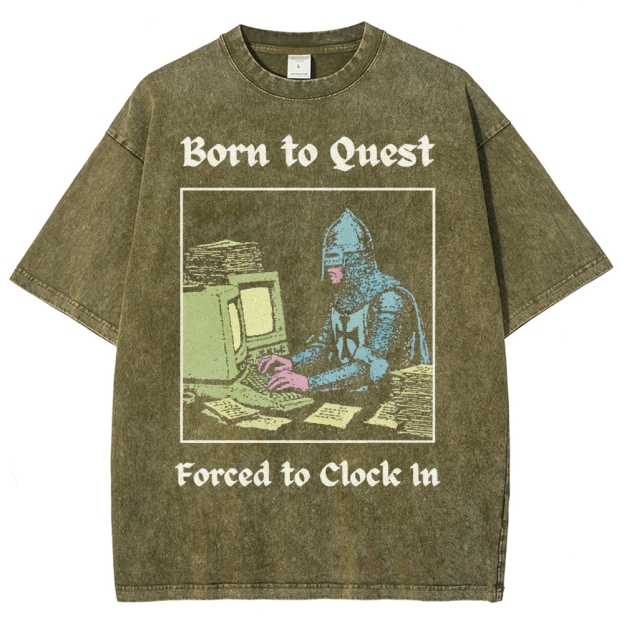 Born to Quest Washed T-Shirt 