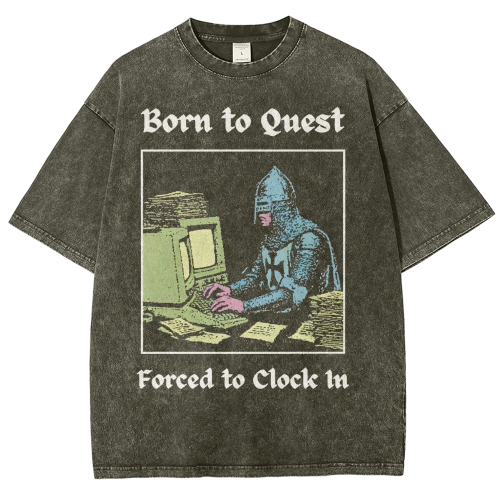 Born to Quest Washed T-Shirt 