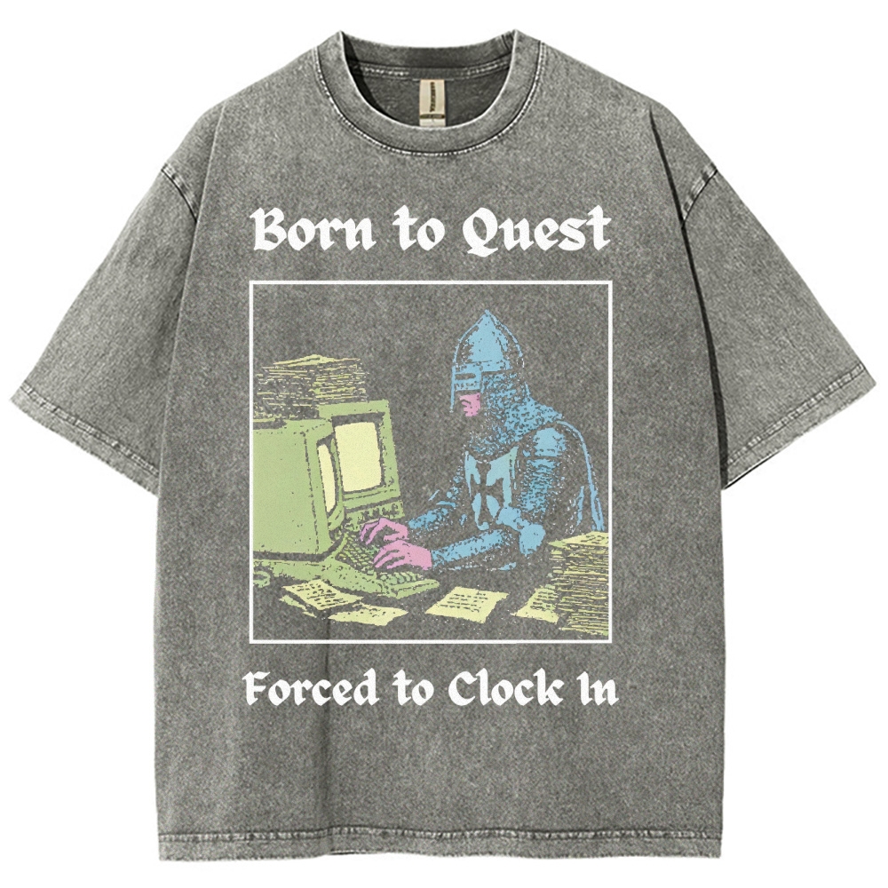 Born to Quest Washed T-Shirt 