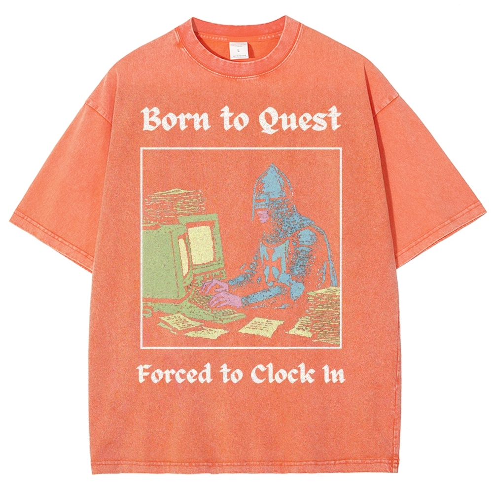 Born to Quest Washed T-Shirt 