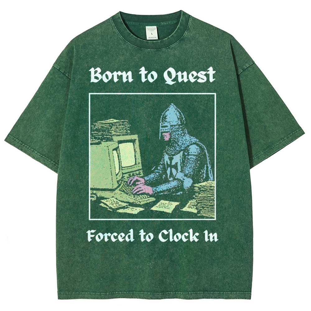 Born to Quest Washed T-Shirt 