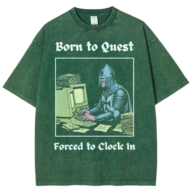 Born to Quest Washed T-Shirt 
