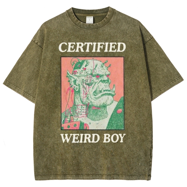 Certified Weird Orc Washed T-Shirt 