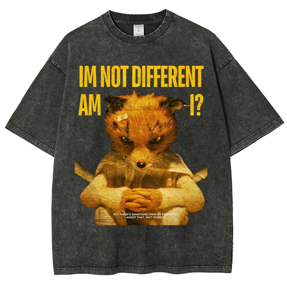 Embrace Your Difference Fantastic Fox Washed T-Shirt 