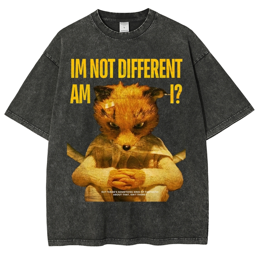 Embrace Your Difference Fantastic Fox Washed T-Shirt