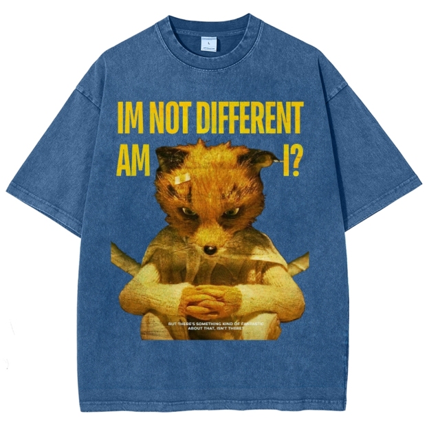 Embrace Your Difference Fantastic Fox Washed T-Shirt 