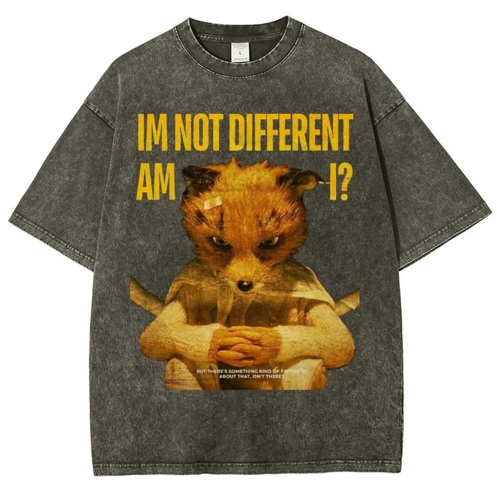 Embrace Your Difference Fantastic Fox Washed T-Shirt 