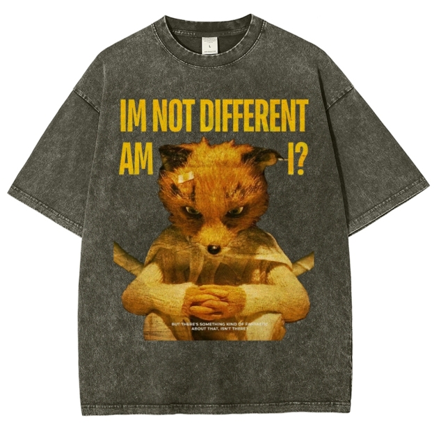 Embrace Your Difference Fantastic Fox Washed T-Shirt 