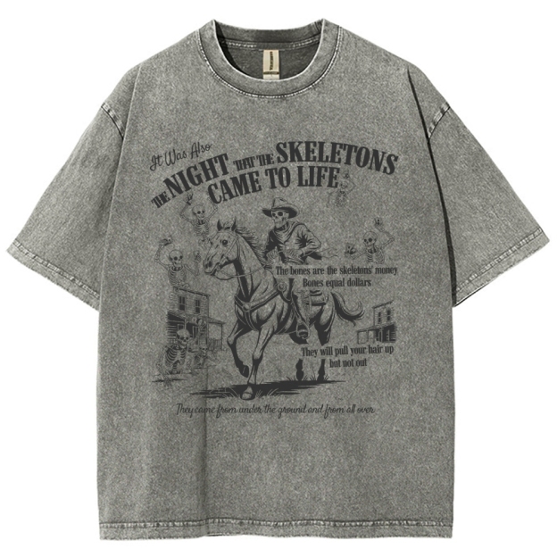 I Think You Should Leave Washed T-Shirt 