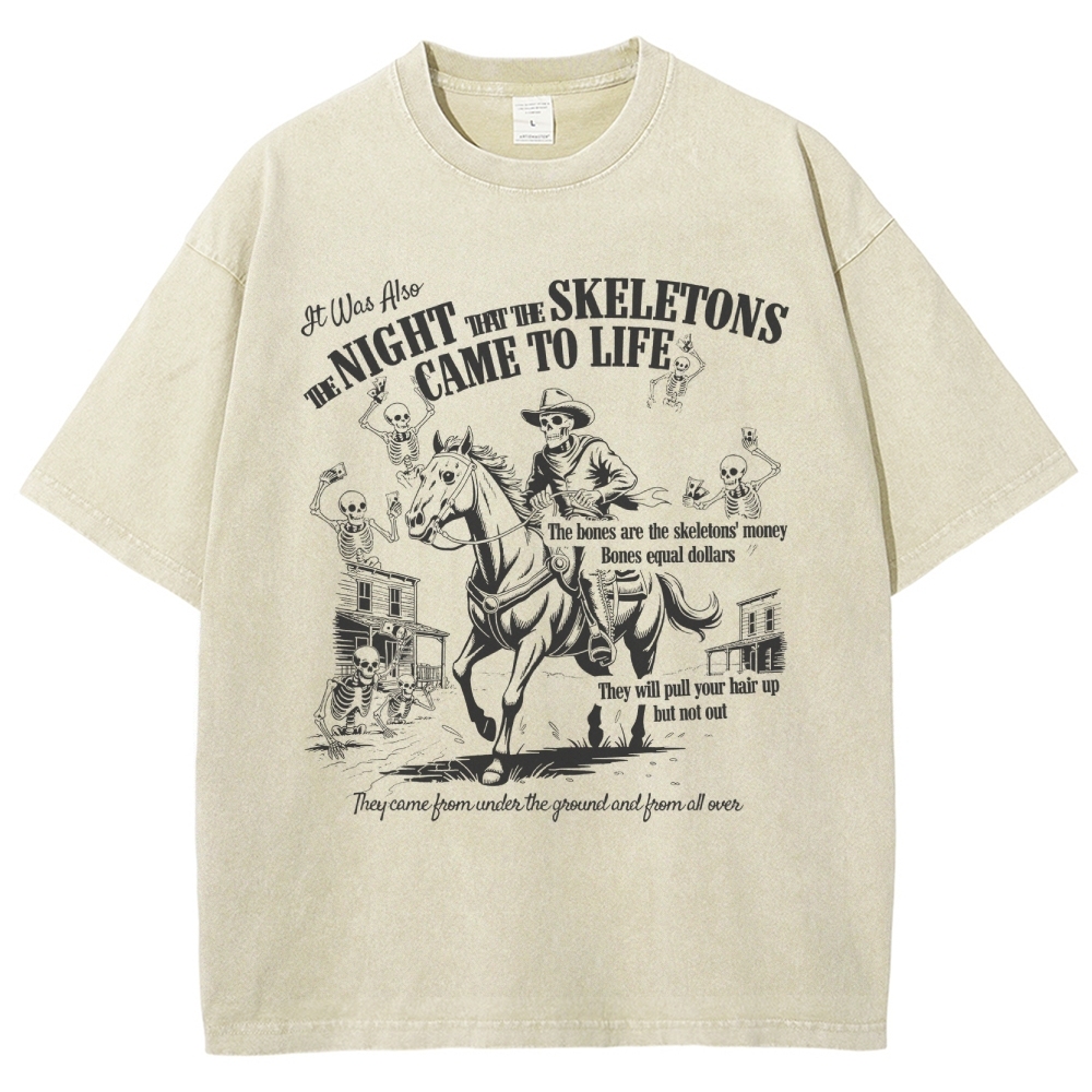 I Think You Should Leave Washed T-Shirt 