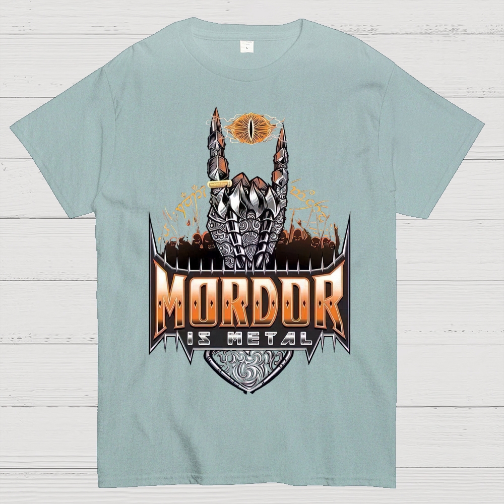 Mordor Is Metal Themed Graphic Cotton T-shirt
