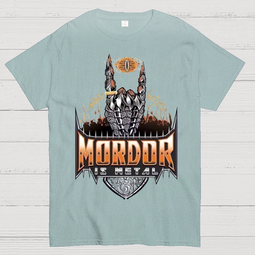 Mordor Is Metal Themed Graphic Cotton T-shirt