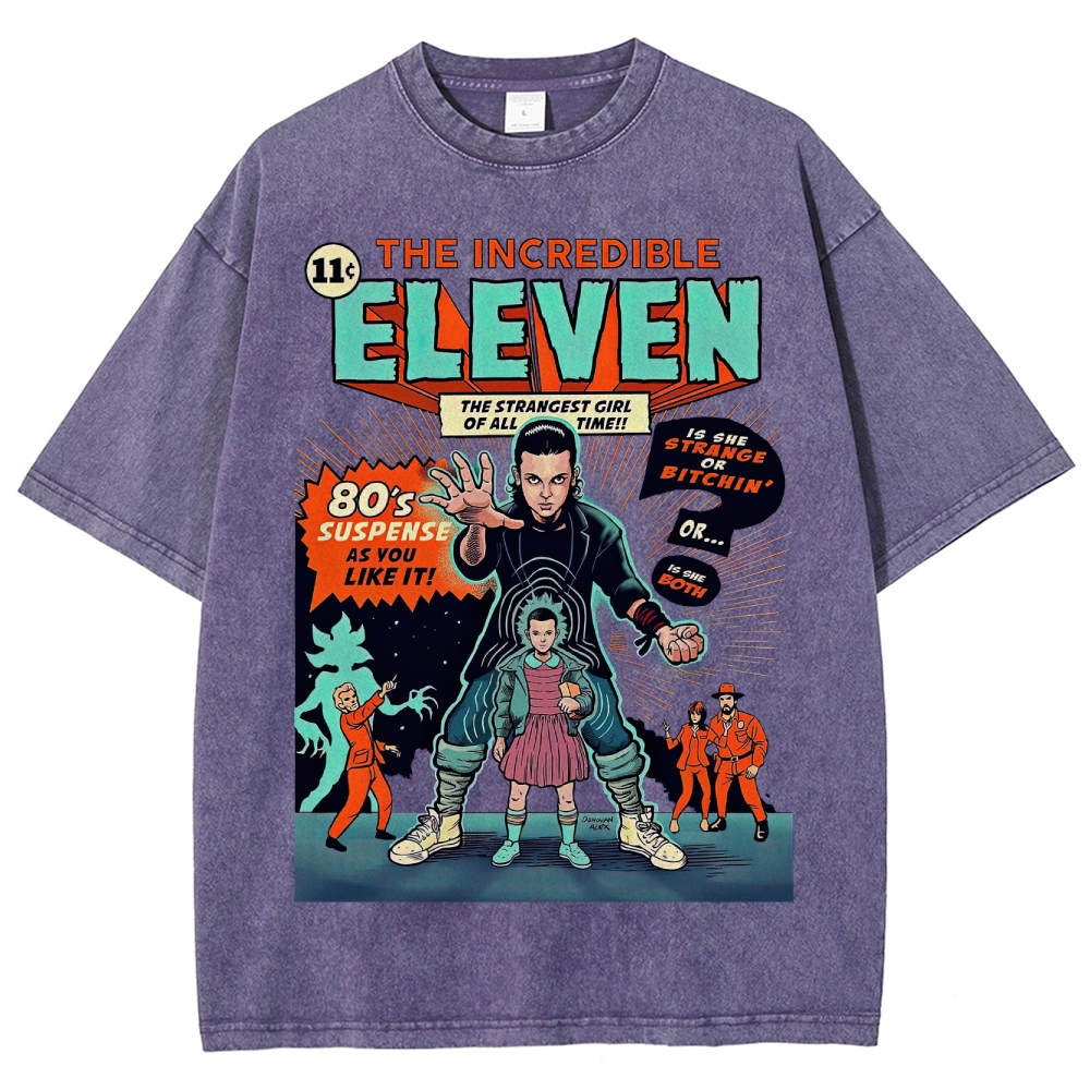 The Incredible Eleven 80's Suspense Graphic Washed T-Shirt