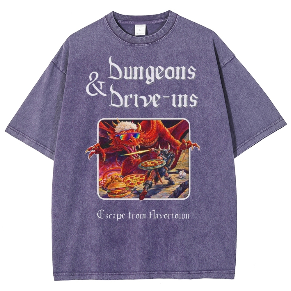 Dungeons and Drive Ins Washed T-Shirt 