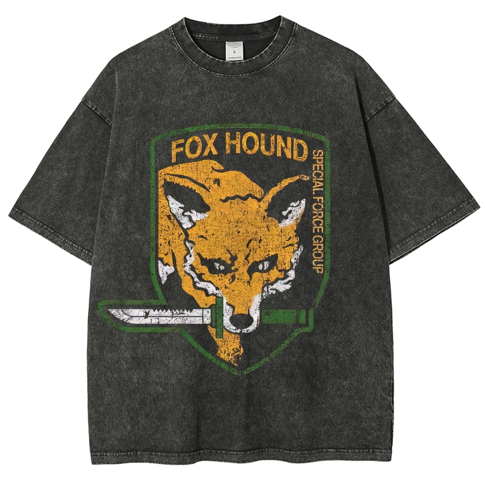 Elite Tactical Unit Insignia Graphic Washed T-Shirt