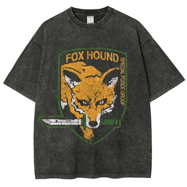 Elite Tactical Unit Insignia Graphic Washed T-Shirt 