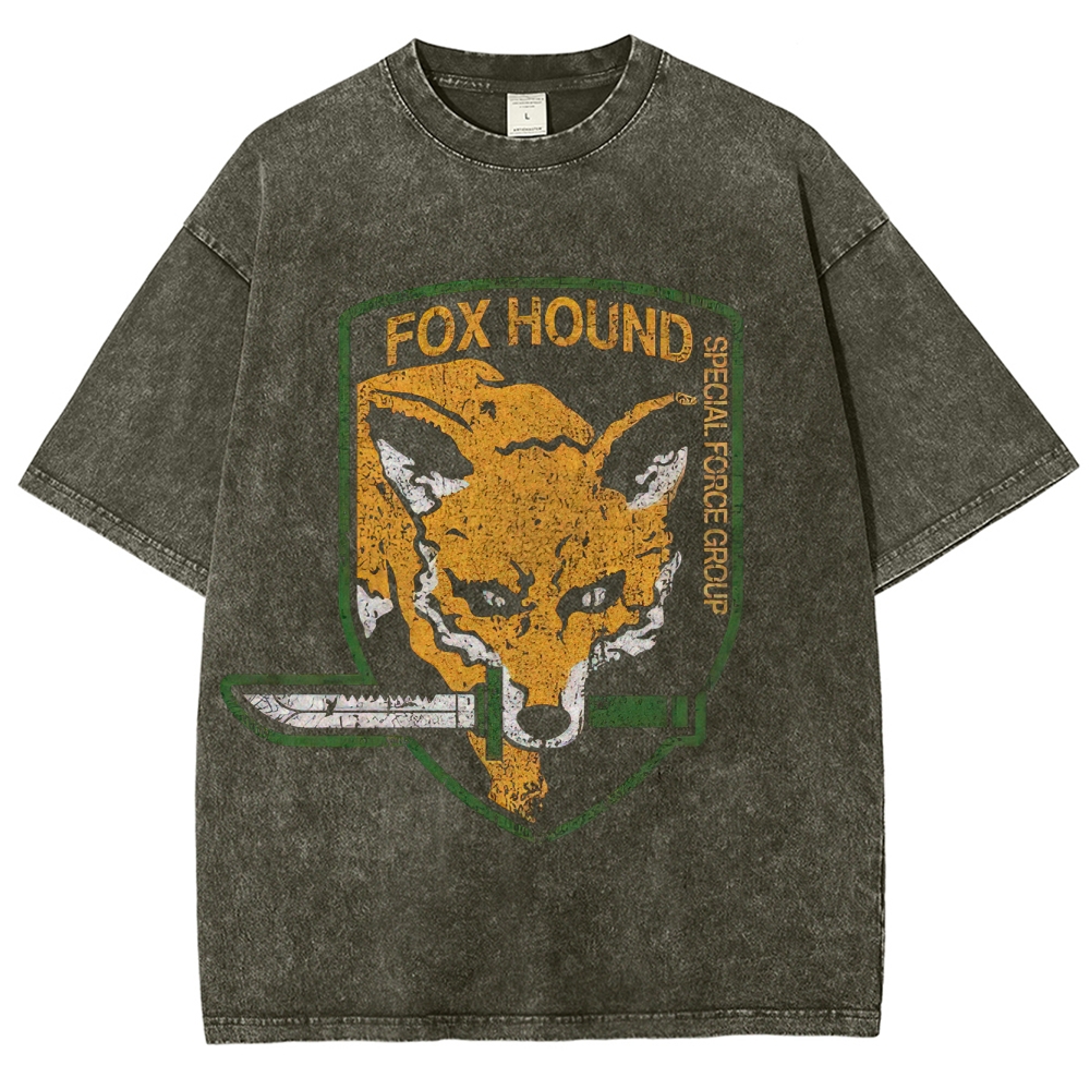 Elite Tactical Unit Insignia Graphic Washed T-Shirt 