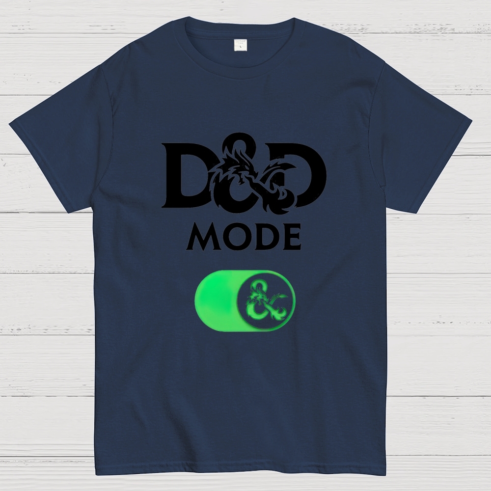 D&D Mode Tabletop Fantasy Graphic Cotton T-shirt