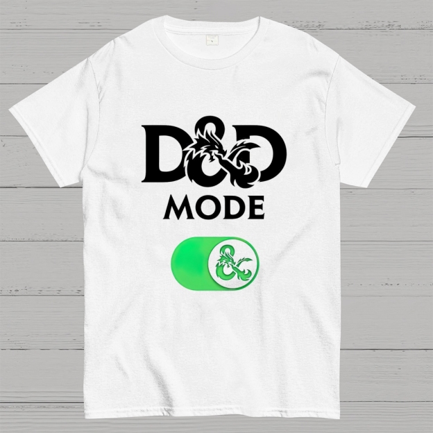 D&D Mode Tabletop Fantasy Graphic Cotton T-shirt