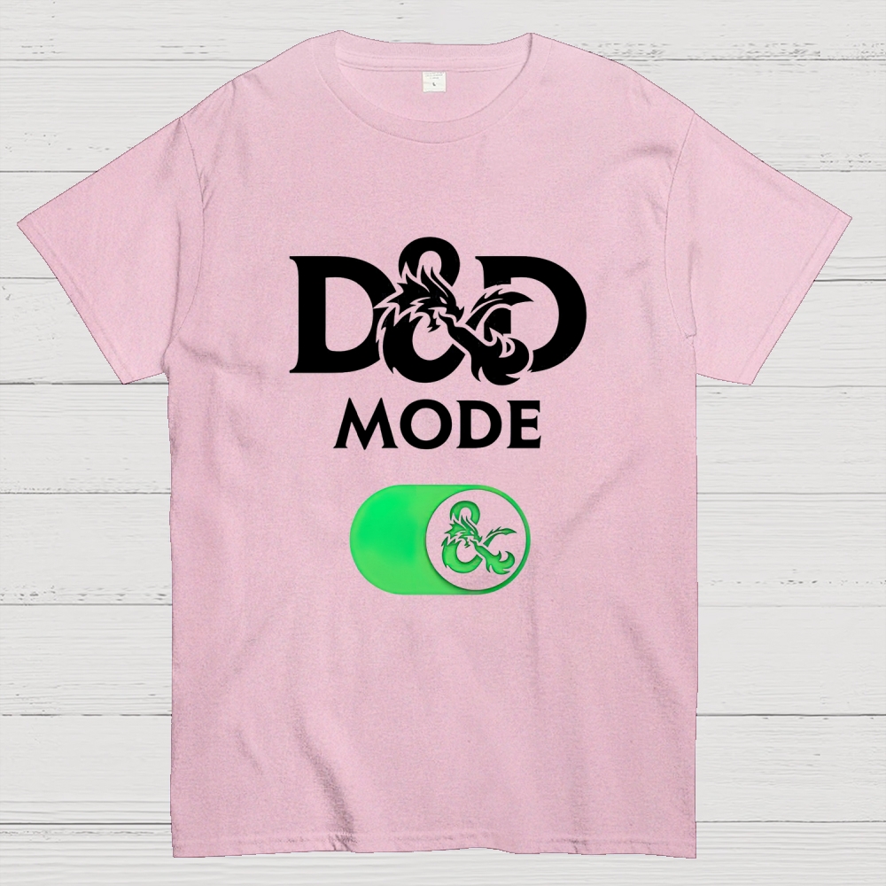 D&D Mode Tabletop Fantasy Graphic Cotton T-shirt