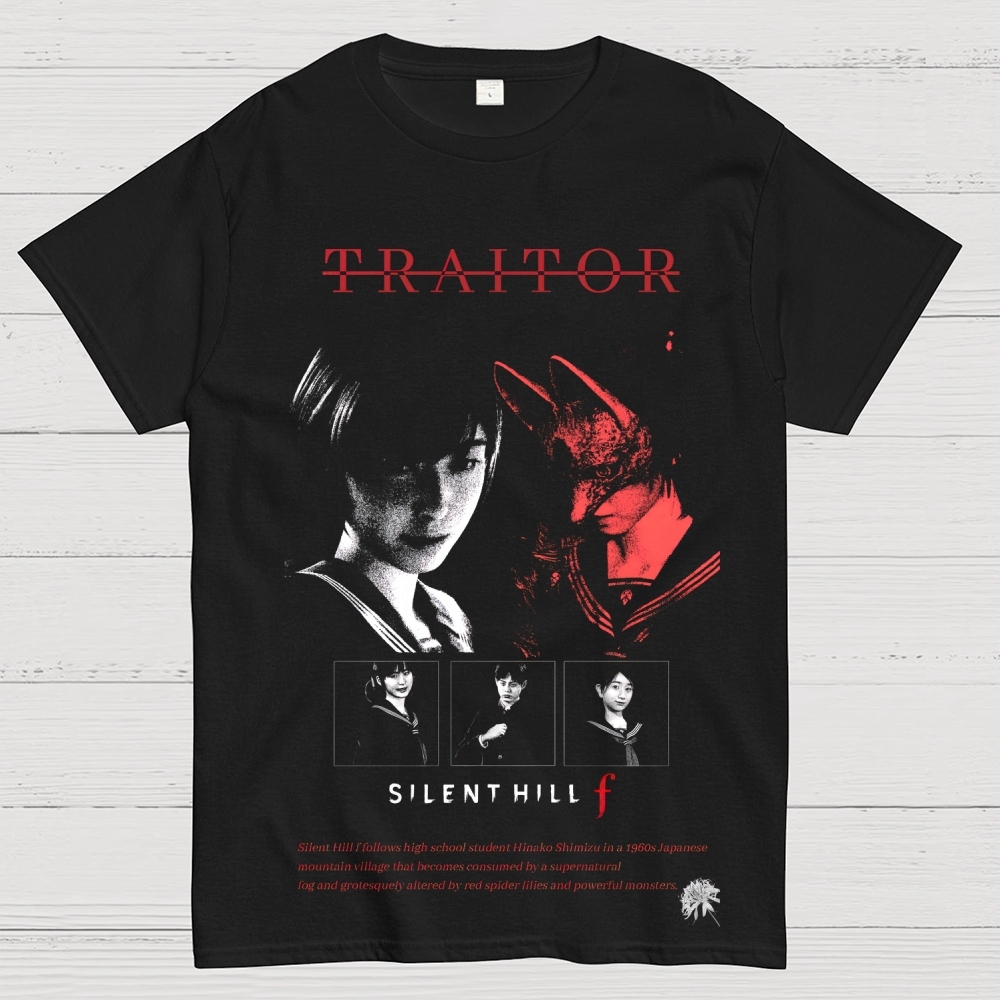 "Traitor" Eerie School Sci-Fi Horror Graphic Cotton T-shirt