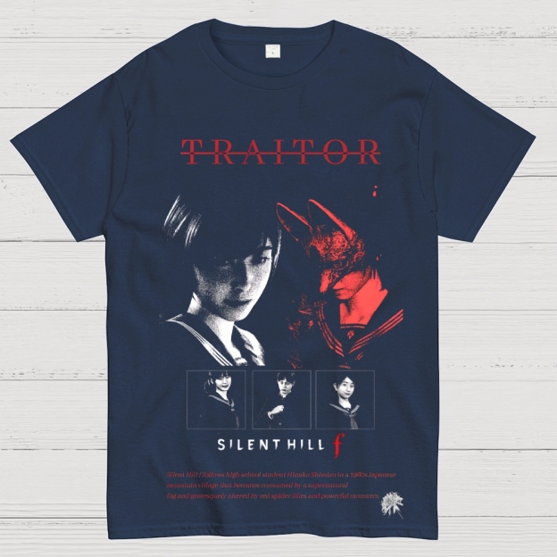 "Traitor" Eerie School Sci-Fi Horror Graphic Cotton T-shirt