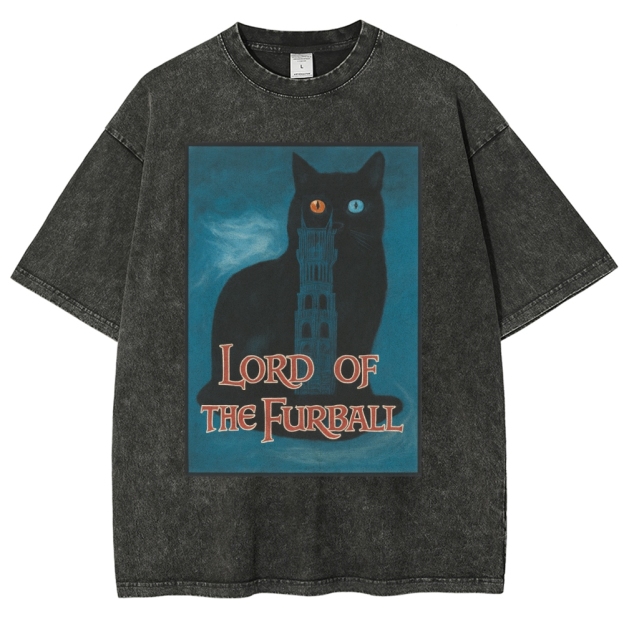 Lord of the Furball Washed T-Shirt 