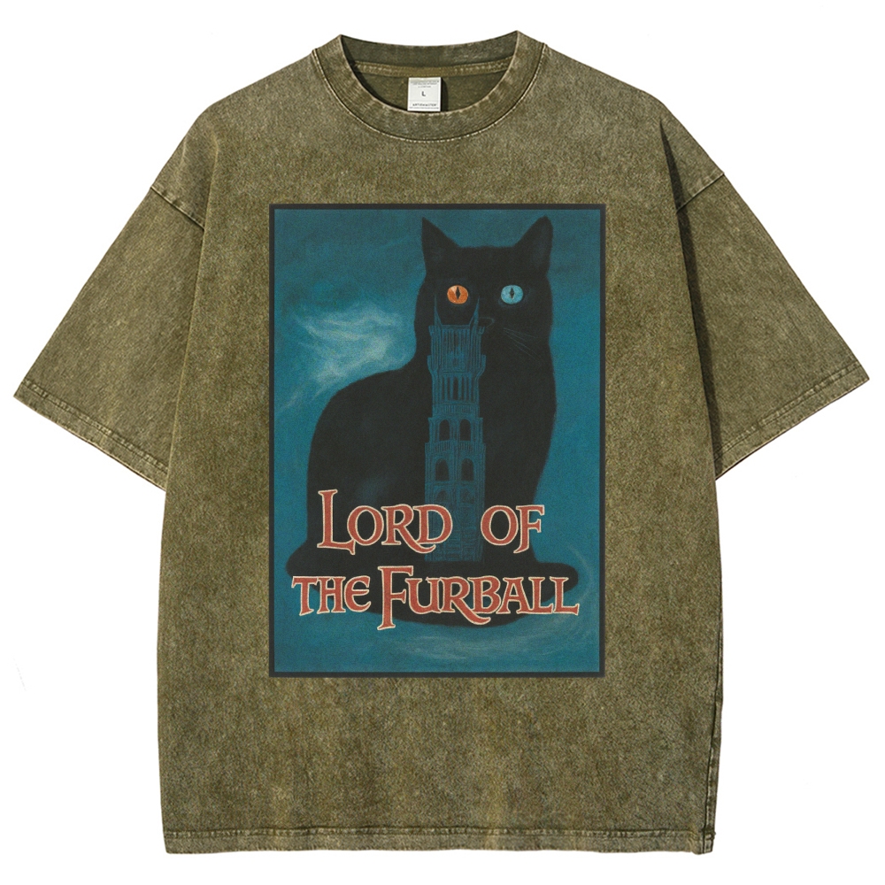 Lord of the Furball Washed T-Shirt 