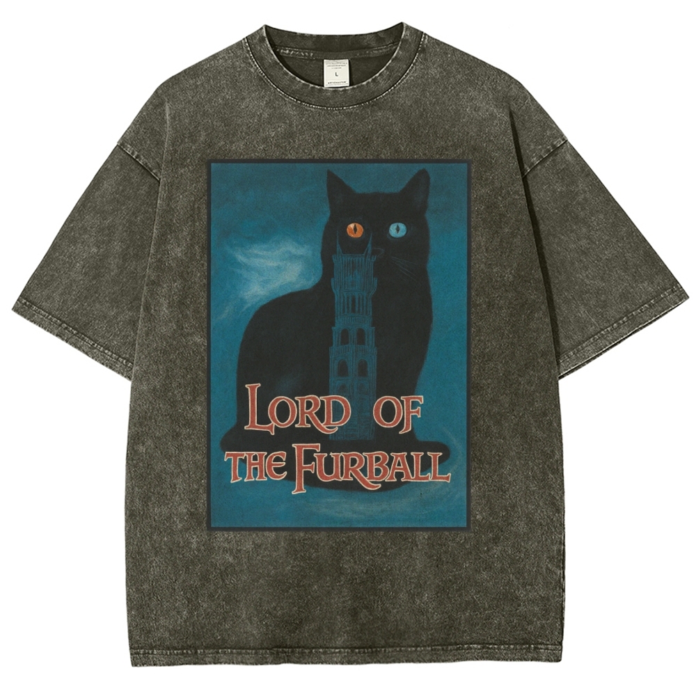 Lord of the Furball Washed T-Shirt 