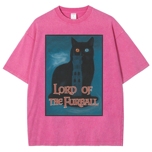 Lord of the Furball Washed T-Shirt 
